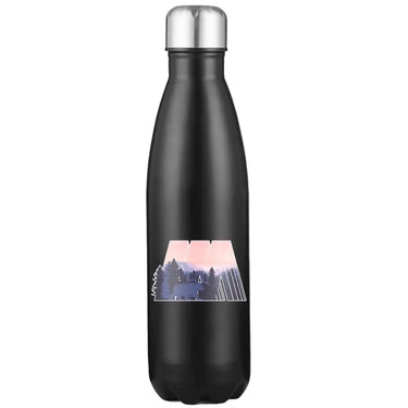 Geometric Camping Stainless Steel Water Bottle